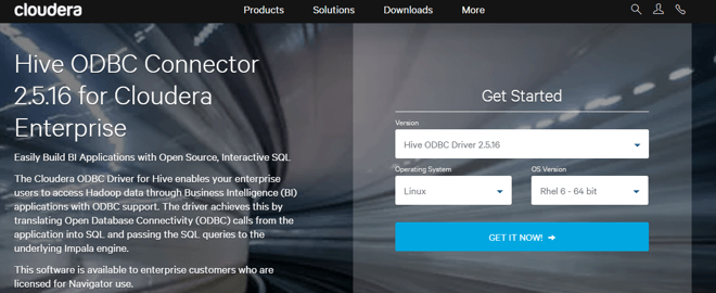 cloudera ODBC installation