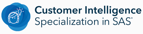 SAS Customer Intelligence - specialization in SAS