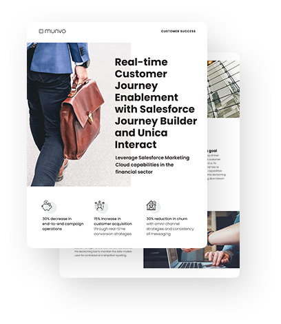 Real-time Customer Journey Enablement with Salesforce Journey Builder and Unica Interact success story cover page