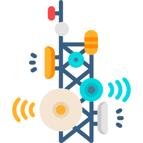 telecom tower illustration