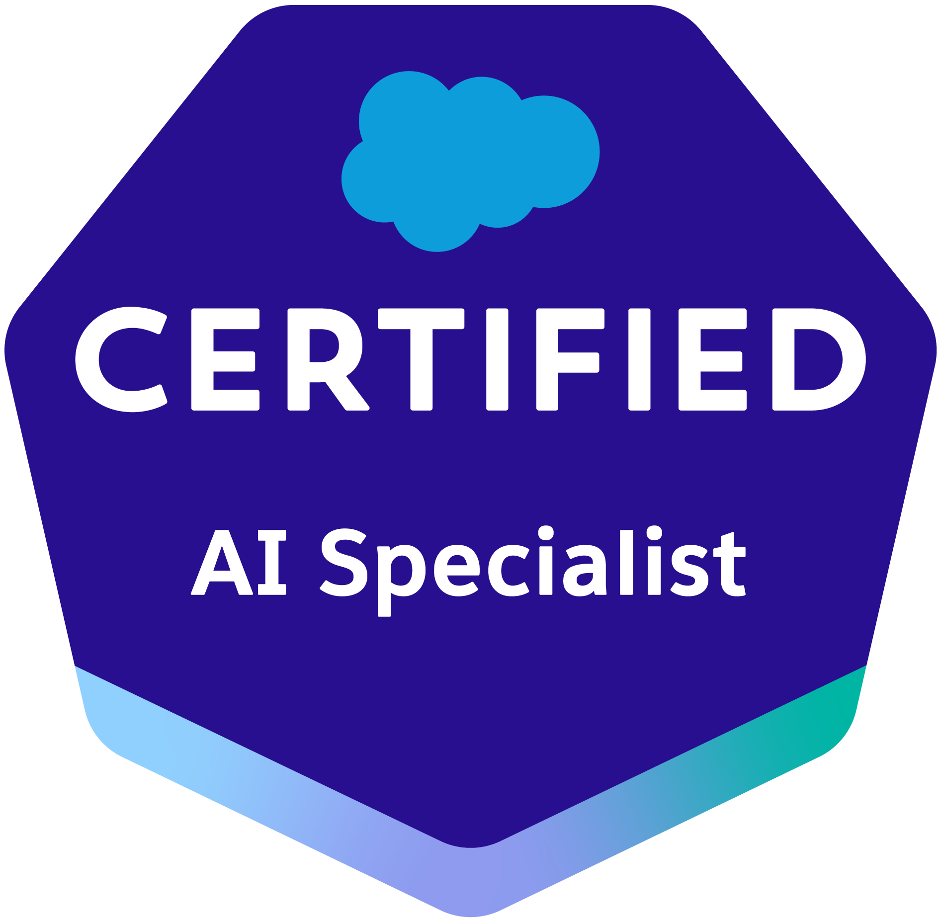 SF Certified AI Specialist badge