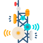telecom tower illustration